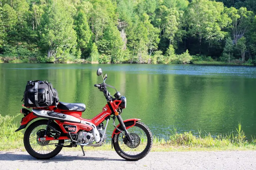 志賀草津道路周辺のおすすめフォトスポット】CT125・ハンターカブの
