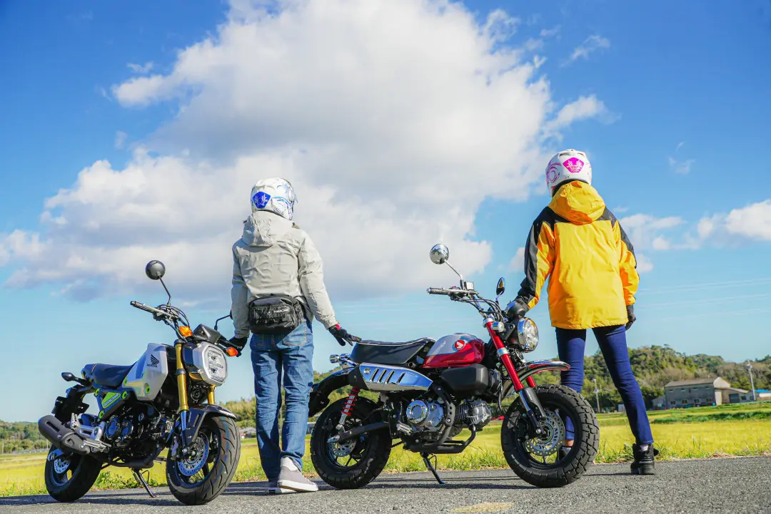 新しくなったモンキー125とグロムでわくわく女子ツーリング♪【目指せ