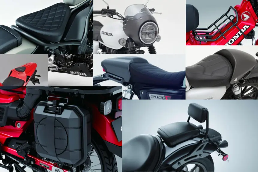 ホンダ純正オプションパーツが盛り沢山！2024年モーターサイクル