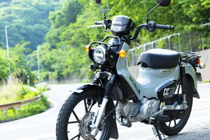 美品　ホンダ　クロスカブ110 走行距離580キロ 走り続けて東京→日本海！ 圧倒的燃費の『クロスカブ110』が最強コスパ
