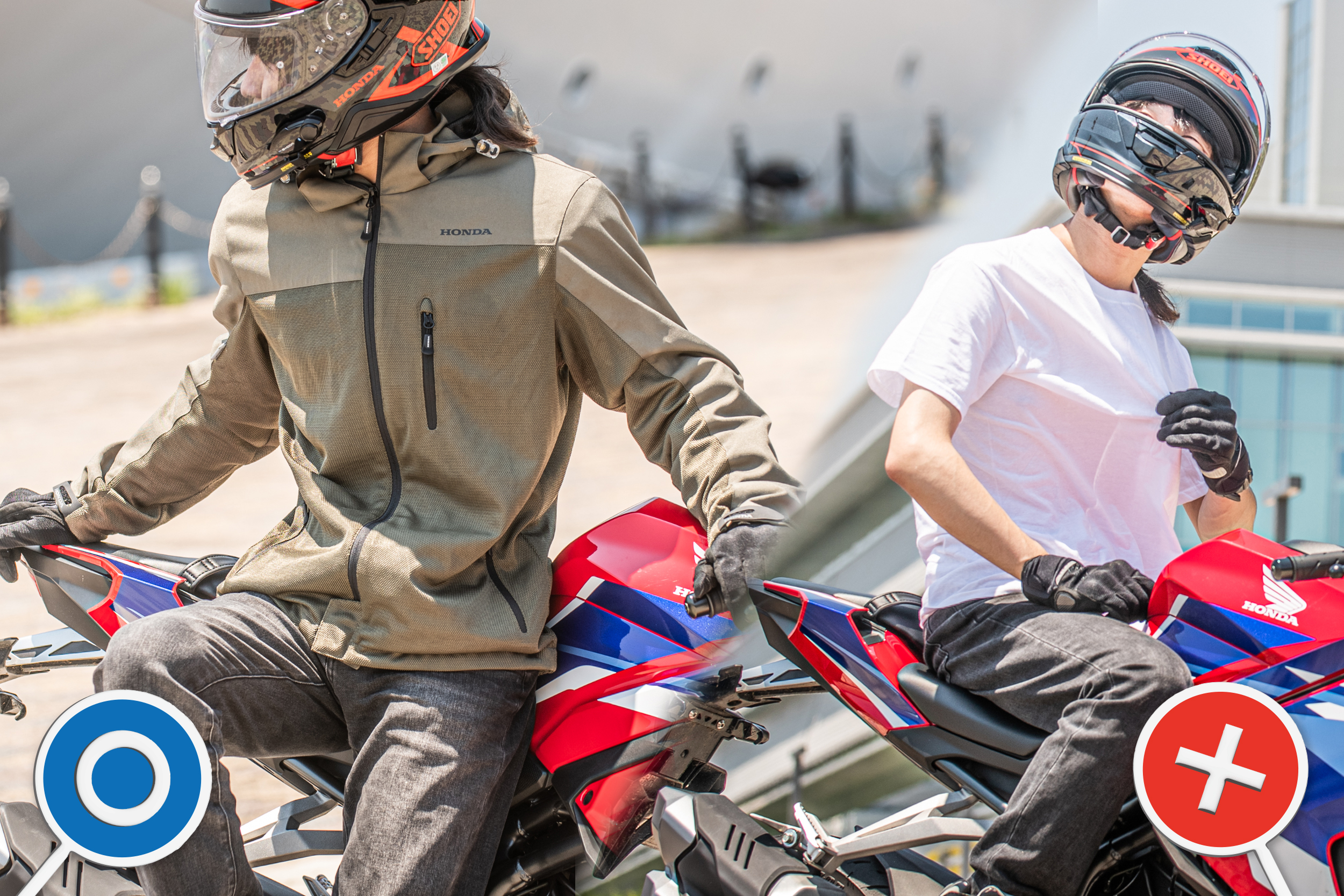 暑い夏でもバイクは『長袖のライディングウェア』を着る理由。安全性