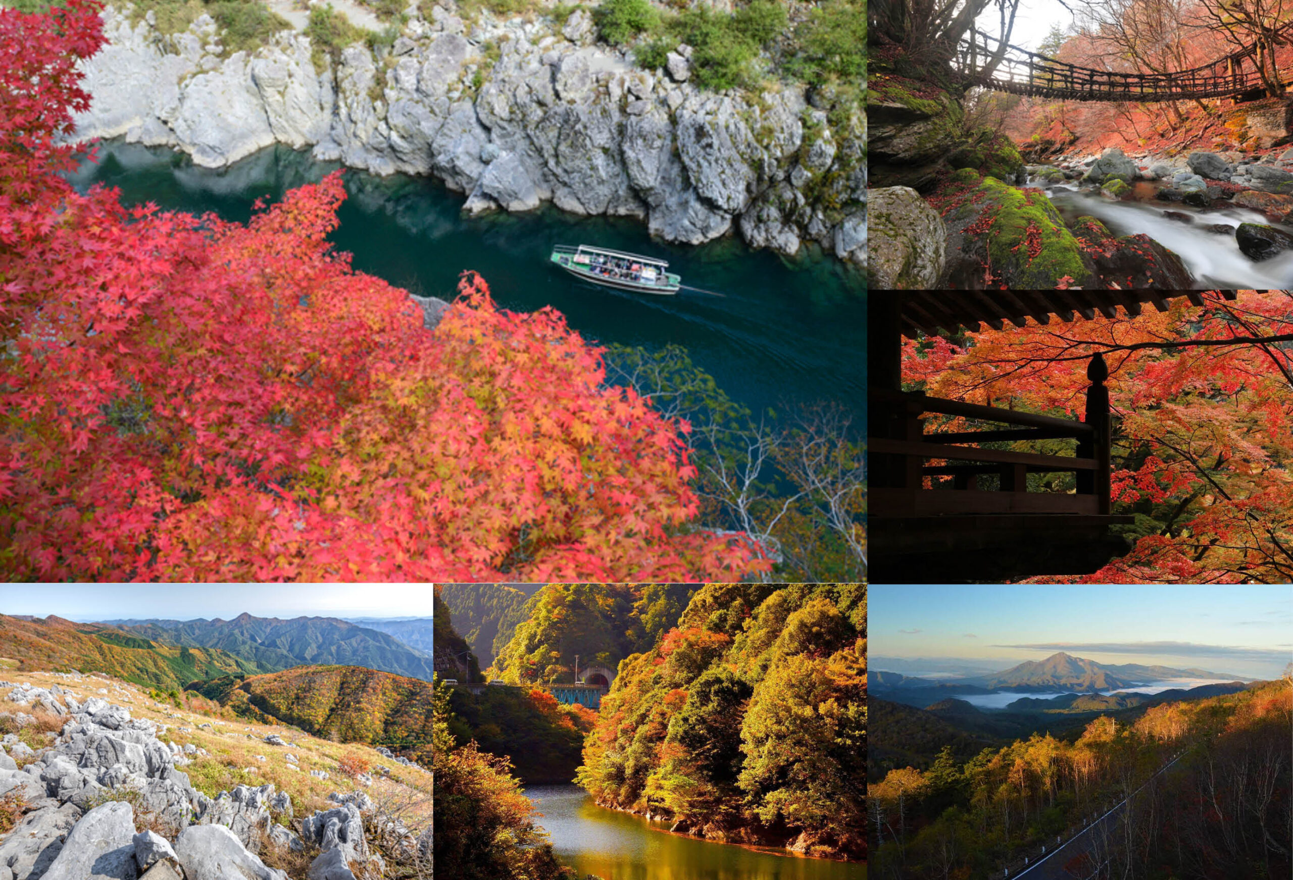 四国エリアで一生に一度は見に行きたい絶景『紅葉スポット』はこの5つ
