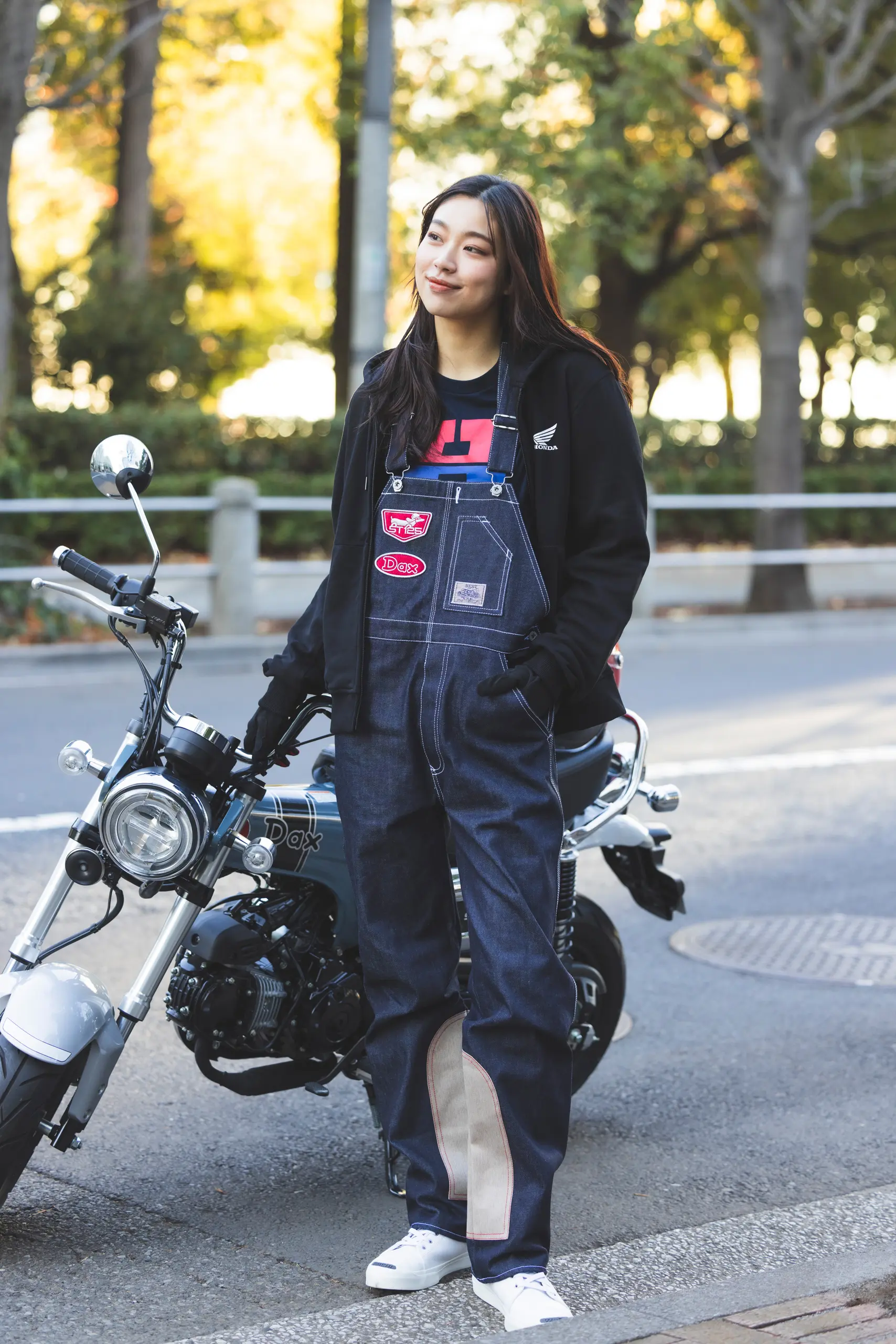 HONDA オーバーオール 赤黒 HONDA オーバーオール 赤黒 ホンダ（HONDA）1996年 Live Dio ZX