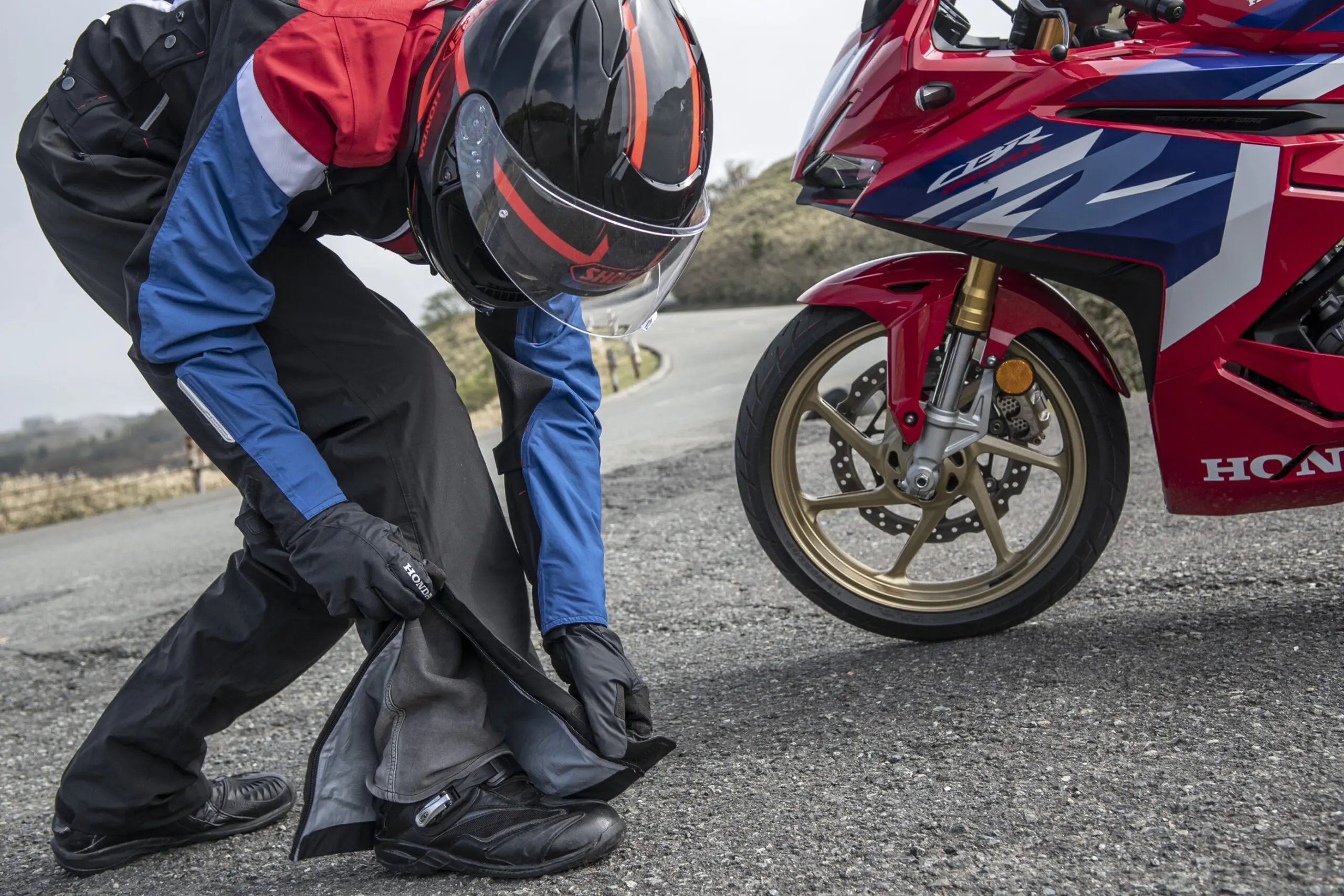 バイク SBK RACINGTEAMライディングジャケット & MOTORHEADパンツ