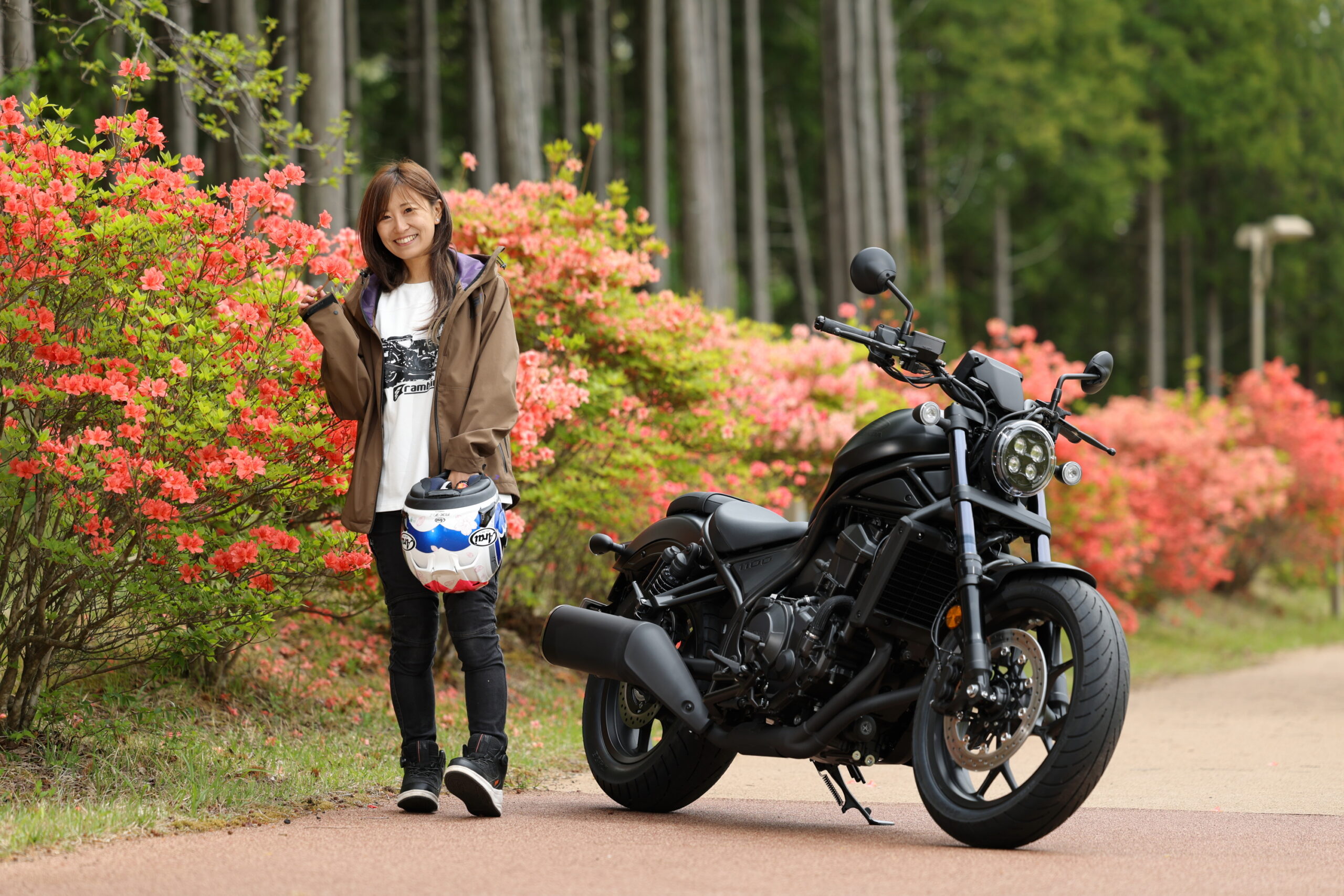 レーシング女子岡崎静夏の『いつもバイクで!』【Rebel 1100編】熟成で