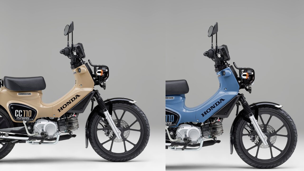 新車】人気の原付二種バイク『クロスカブ110』と『スーパーカブ110』が