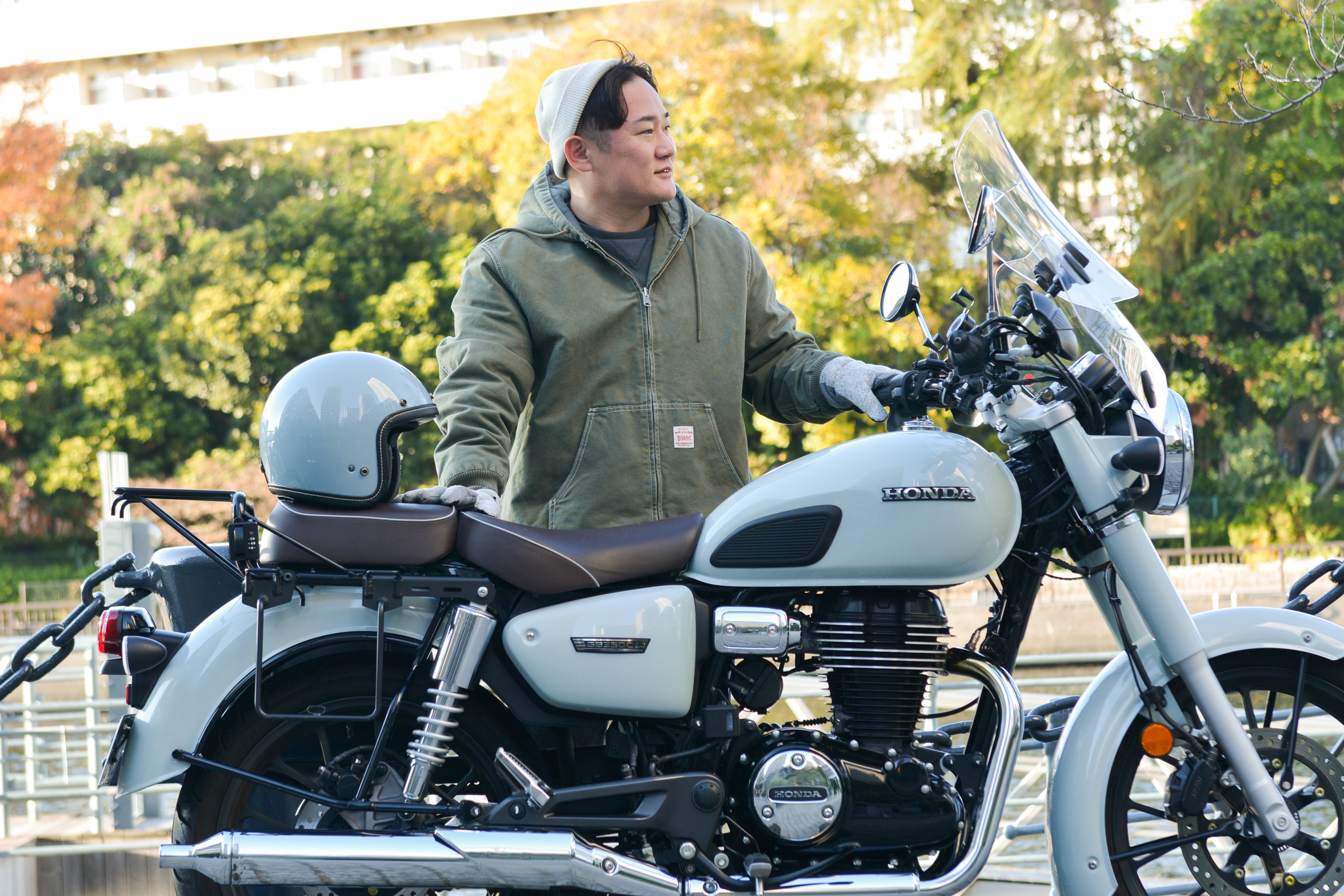 バイク歴18年のライダーはGB350 Cで初のMT車デビュー「これにしかない バイク歴18年のライダーはGB350 Cで初のMT車デビュー「これにしかない