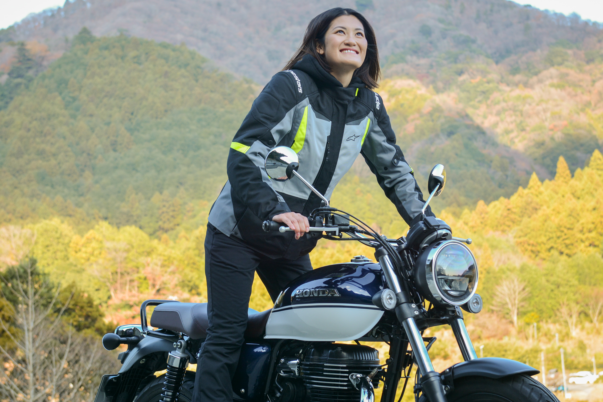 GB350はモトクロスの女王、川井麻央選手も絶賛「GBがいいヤツすぎて