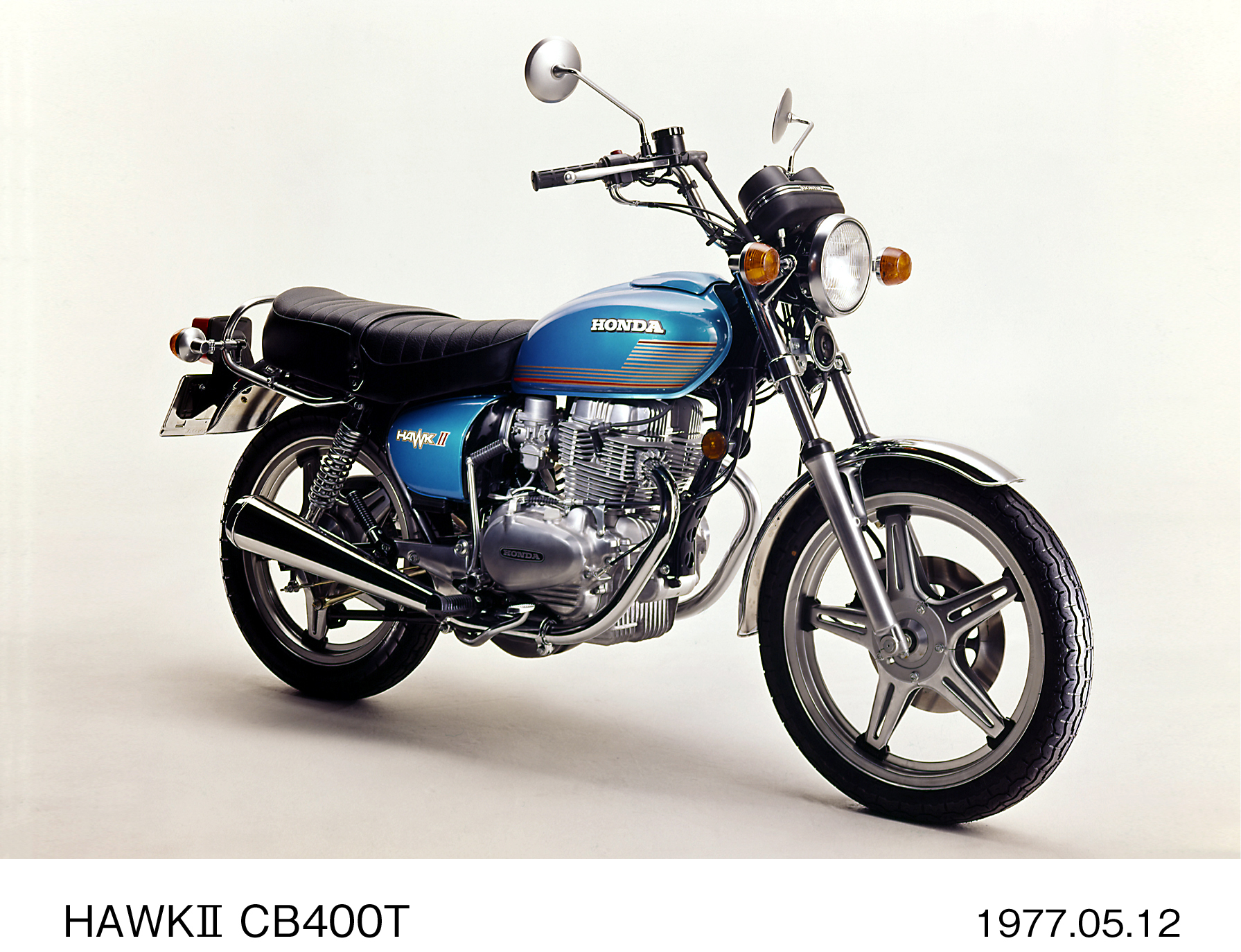 03-1_CB HISTORY_HAWK2 CB400T_1977