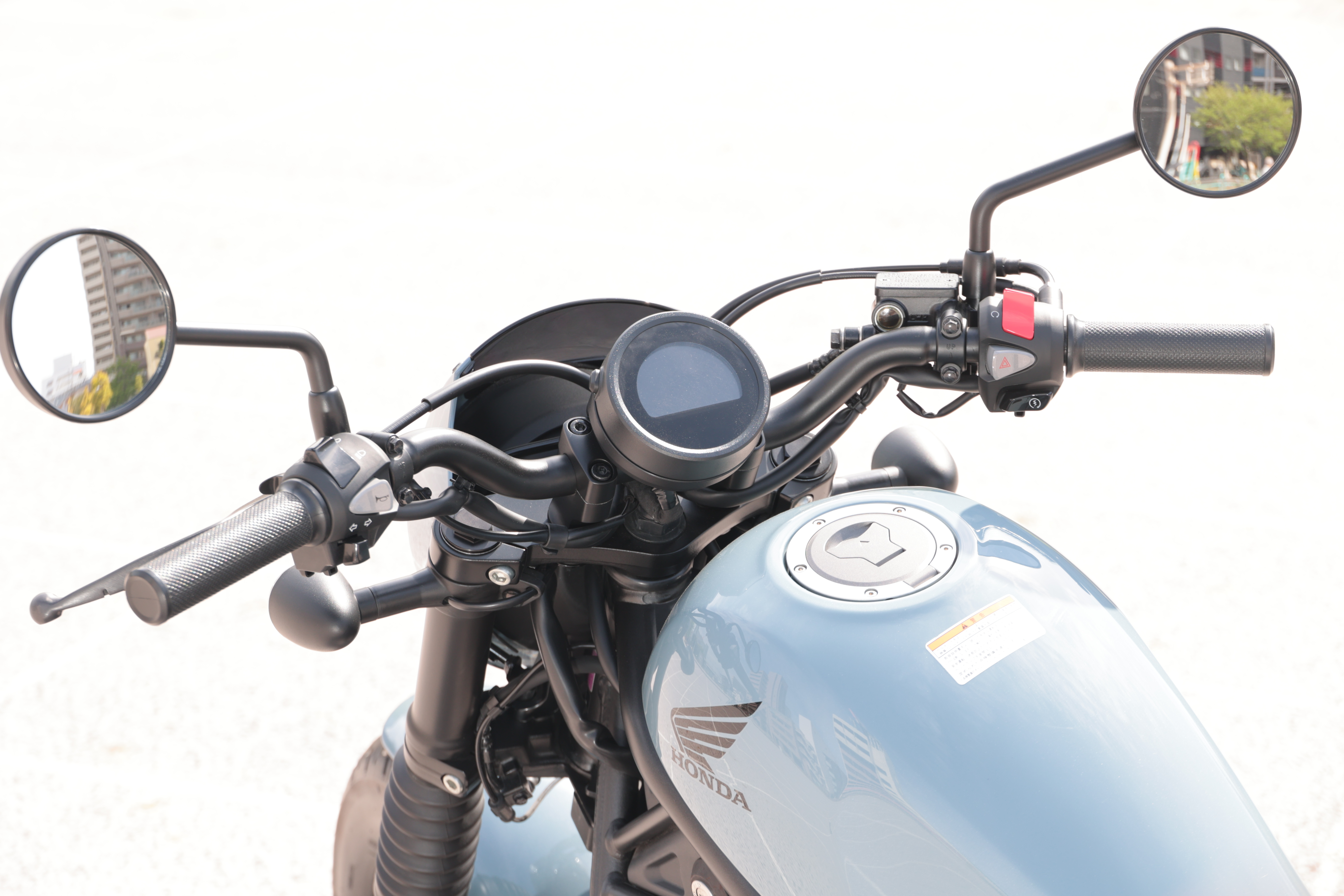 B-02_rebel250 s E-Clutch_ハンドル