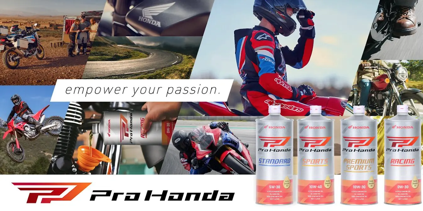 Honda純正オイル「Pro Honda」の定番グレード「STANDARD」と「SPORTS 